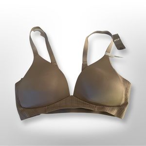 Aerie Women’s Sunnie Wireless Lightly Lined Demis Bra 32C Beige